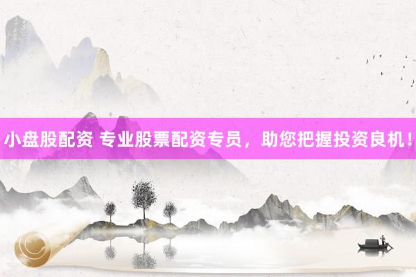 小盤股配資 專業(yè)股票配資專員，助您把握投資良機(jī)！